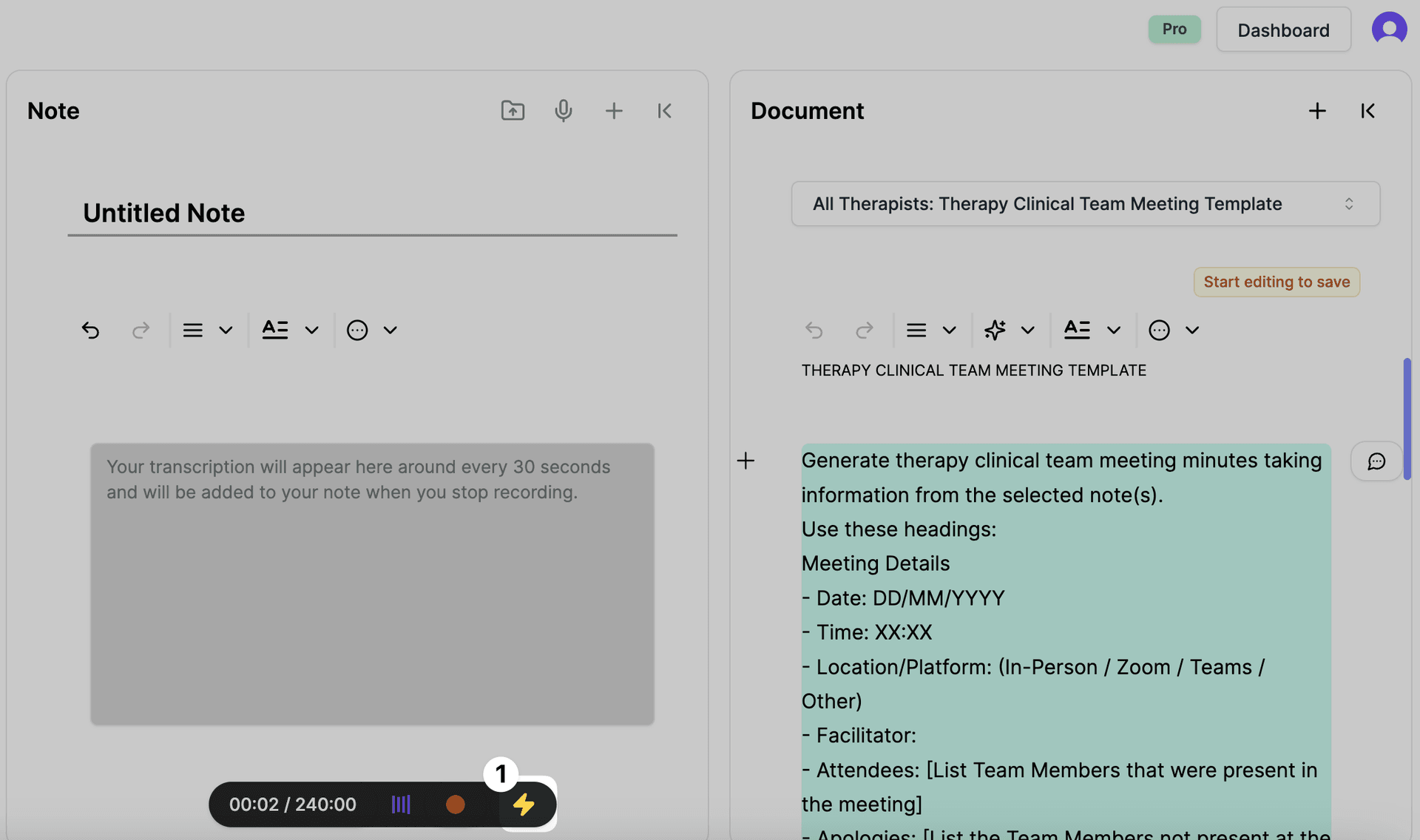 generate lightning bolt in writer